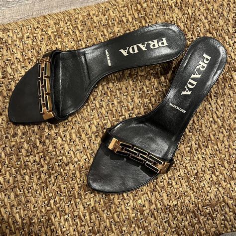 prada mules men|prada kitten heel mules.